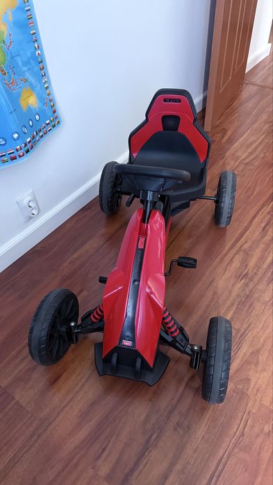 Kart copii Homcom, scaun reglabil - pana la 8 ani