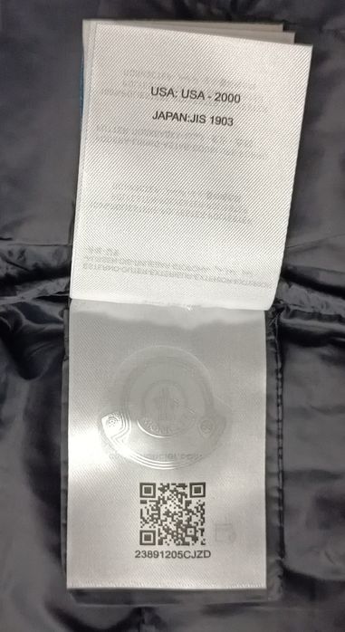 Moncler Down Puffer Vest пухен елек XL черна пухенка грейка