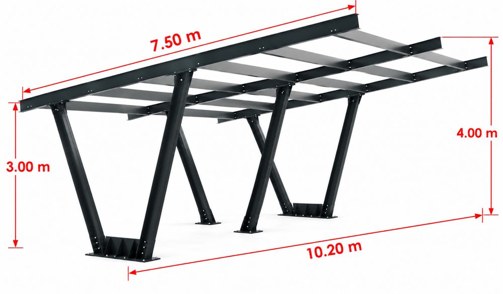 Structura metalica carport