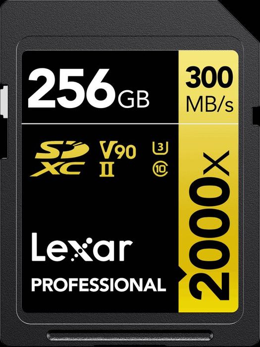 Card de memorie Lexar Professional 2000x, 256GB, SDXC, UHS-II U3, V90
