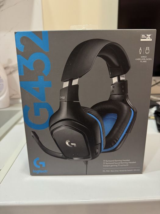 Logitech G432 слушалки