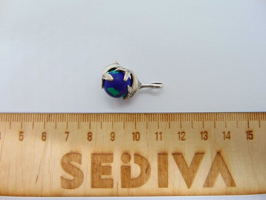 Pandantiv delfini din argint