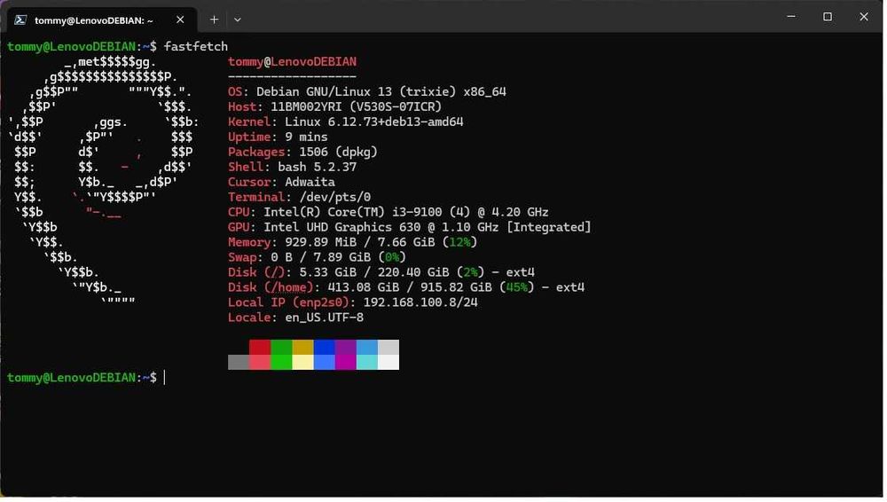 PC Lenovo SFF V530s, i3 9100, 8gb ram, 256gb ssd nvme
