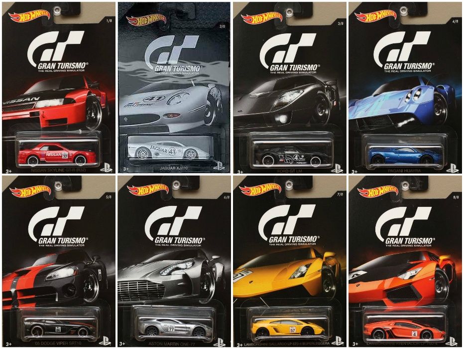 Метални колички Hot Wheels от сетовете LARRY Wood FORZA GRAN Turismo
