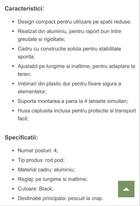 Vand Rod Pod Prologic C Series - 4 lansete - NOU