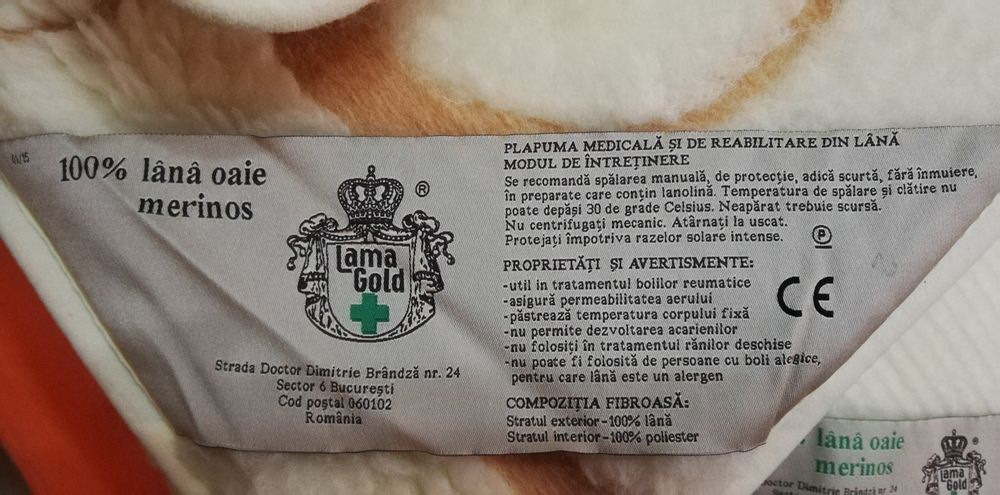 Set pătură lana Merinos