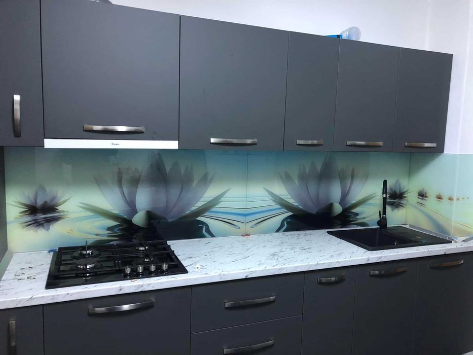 Sticla imprimata bucatarie Geam securizat bucatarie contrablat printat