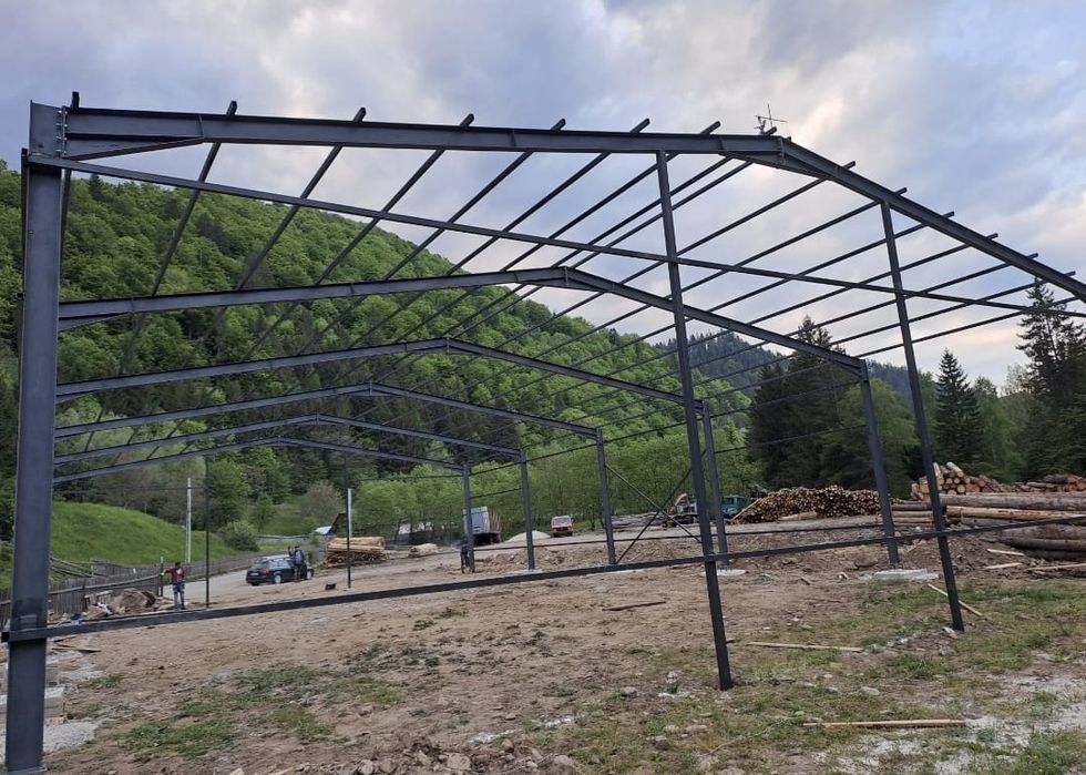 Vand hala metalica complecta 10×20-4h