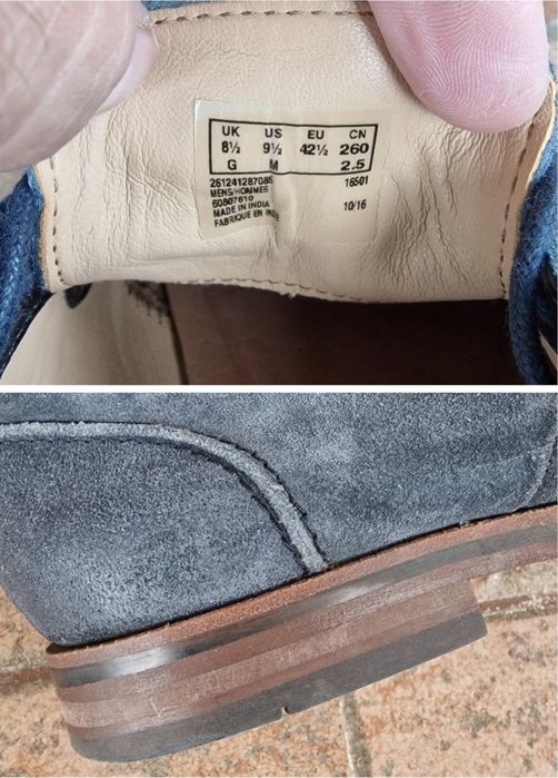 Pantofi Brogue, Clarks, Premium, Bărbați, Tehn. Cushion Plus - 42,5