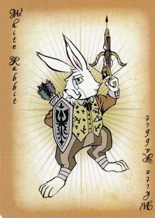 Коллекционные игральные карты Alice, размер 7х12см