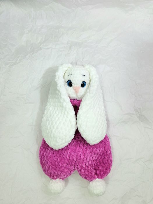 Зайчик комфортер, плюшевый, тактильная игрушка для засыпания