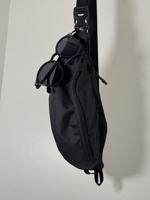 Borseta ripstop 2 buzunare, neagra