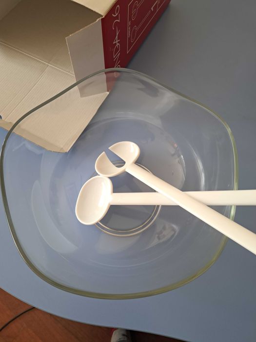 Borgonovo Italy - Купа за салата Onda 26 с два прибора за сервиране