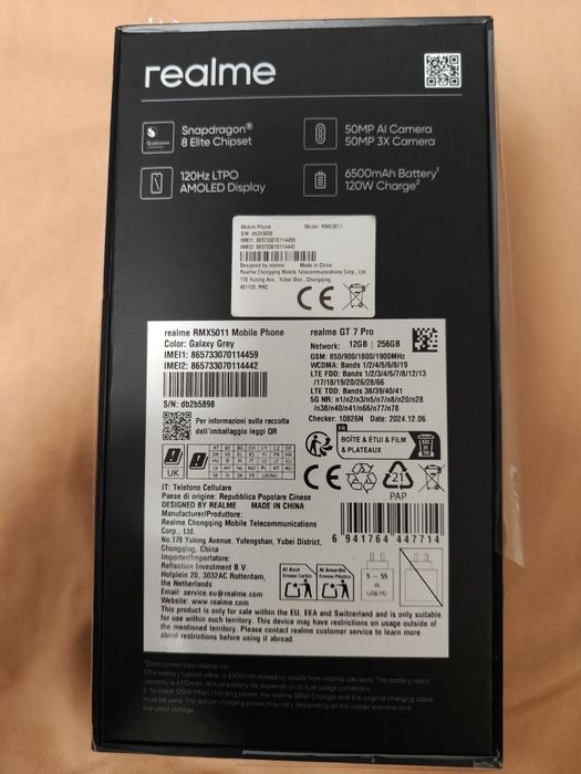 Realme Gt7 pro 256gb