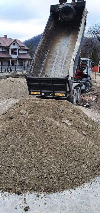 Balast, nisip, sorturi, amestec, pământ vegetal, pământ pentru umplutu