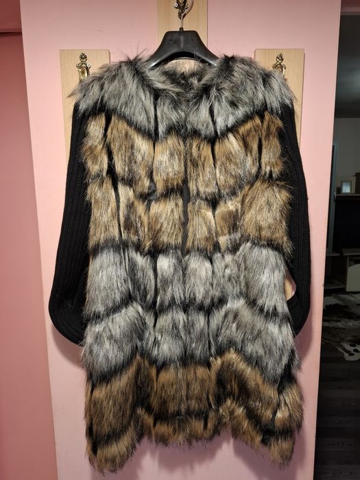 Шикозен пухен дамски елек