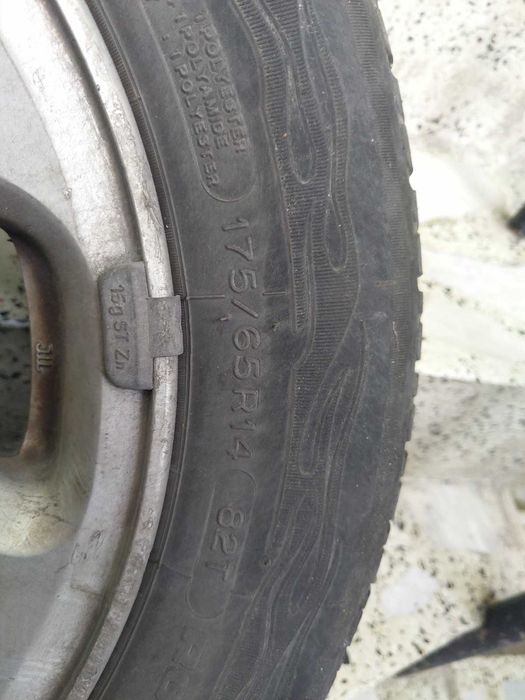 4 лети джанти за Nissan Almera+бонус 4 летни гуми BFGoodrich 175/65R14