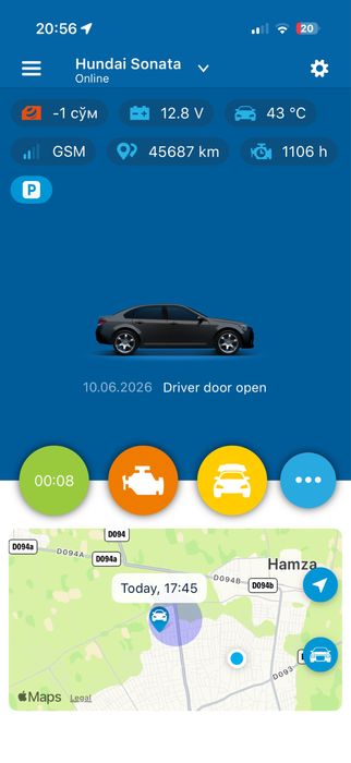 Hyundai Sonata 2022, toza, 46000 probeg