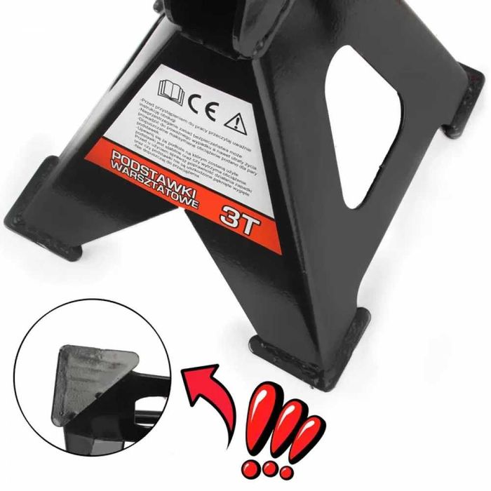 Комплект стойки за автомобил 3 тона 270 мм  410 мм Mar-Pol