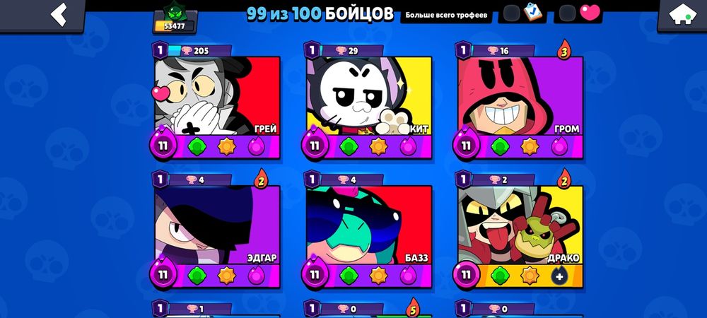 аккаунт бравл старс