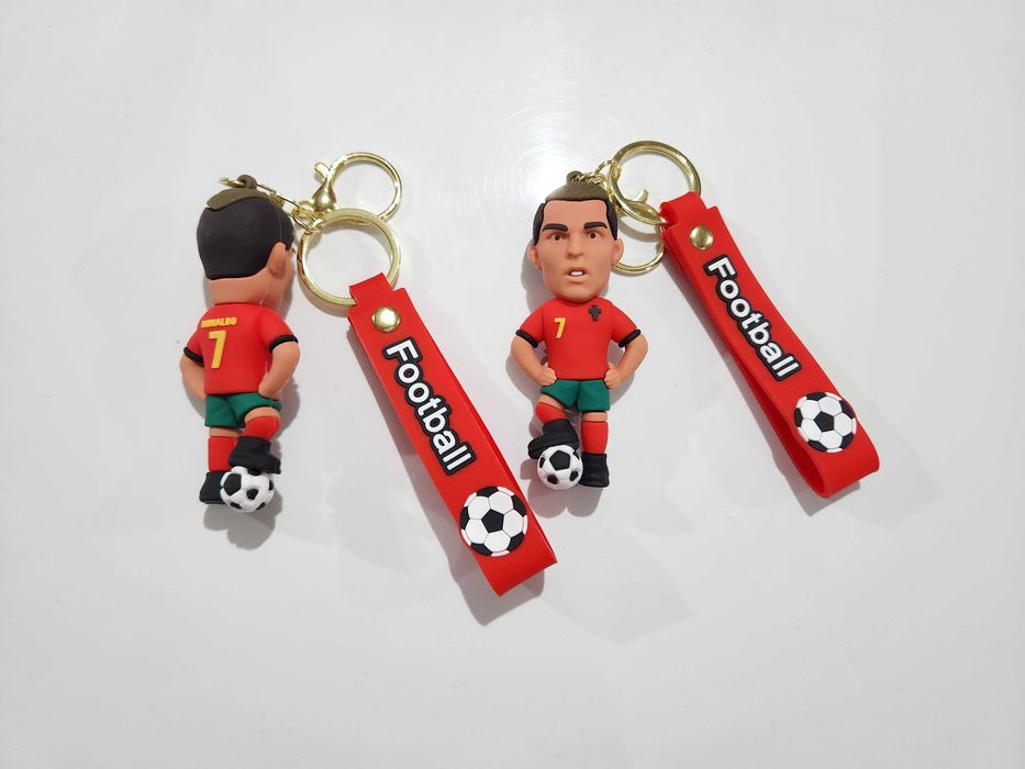 Футболни Ключодържатели Роналдо Меси Неймар Мбапе Фигурка с Ключ 12см
