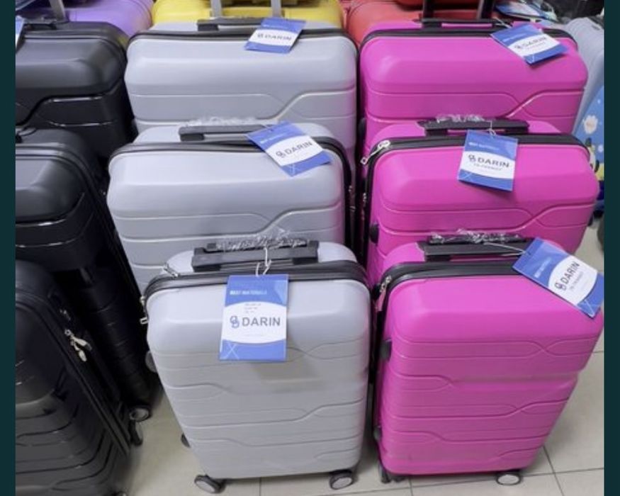 Пътнически куфар за ръчен багаж 55х40х20см 4ри колела 360°