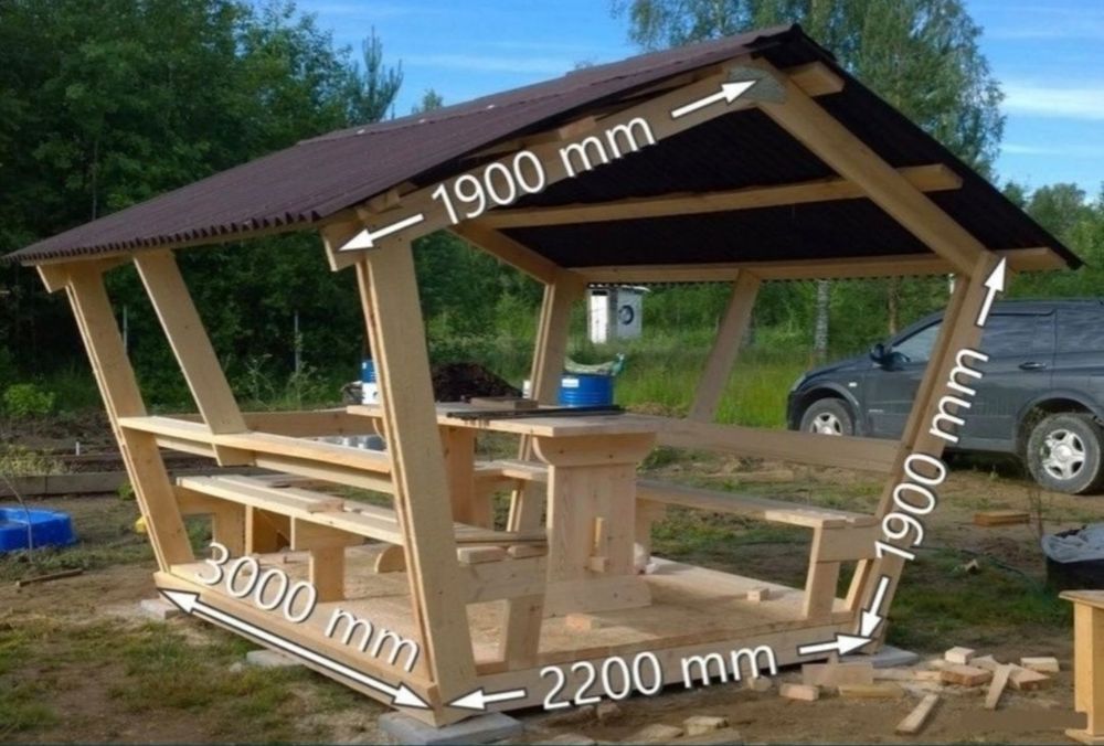 Беседки из дерева