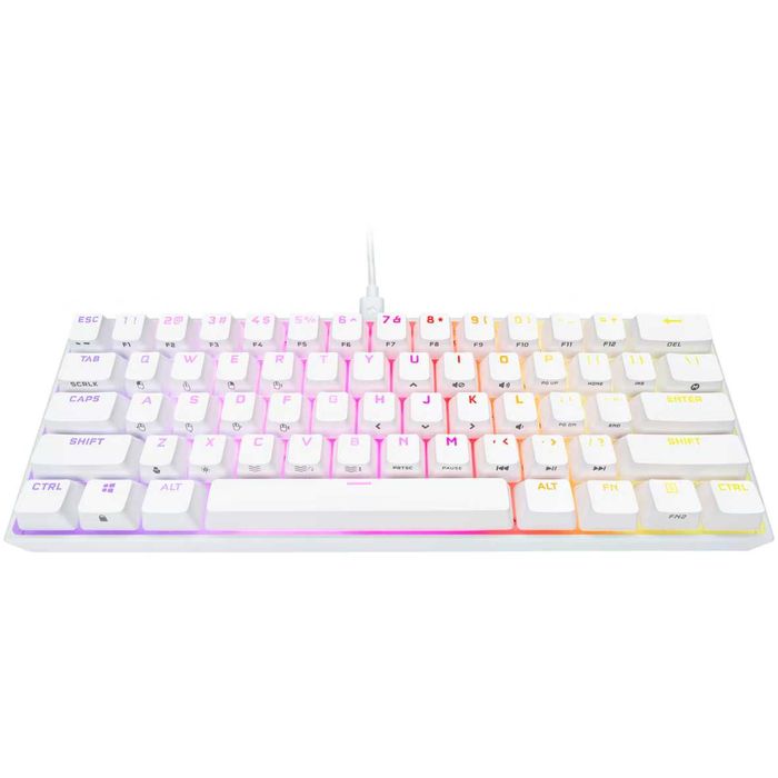 Tastatura NOUA Corsair K65 RGB MINI White/Alba Cherry MX Red
