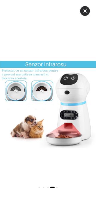 Hranitor automat pisici/catei