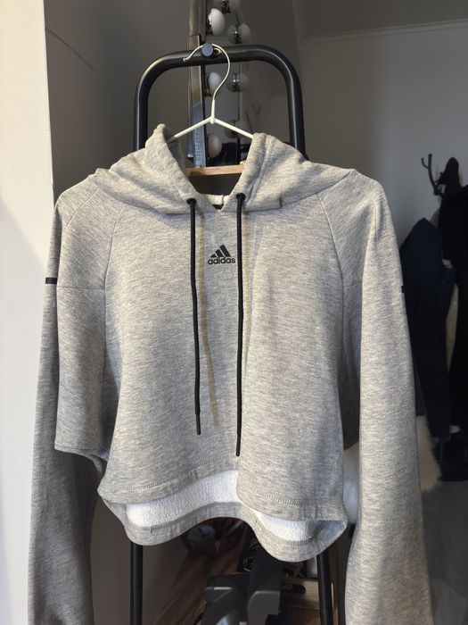 Худи толстовкп кроп Adidas