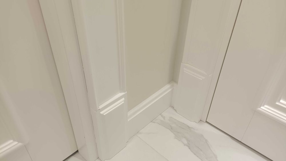 мдф плинтус установка.  Mdf Plintus oʻrnatamiz