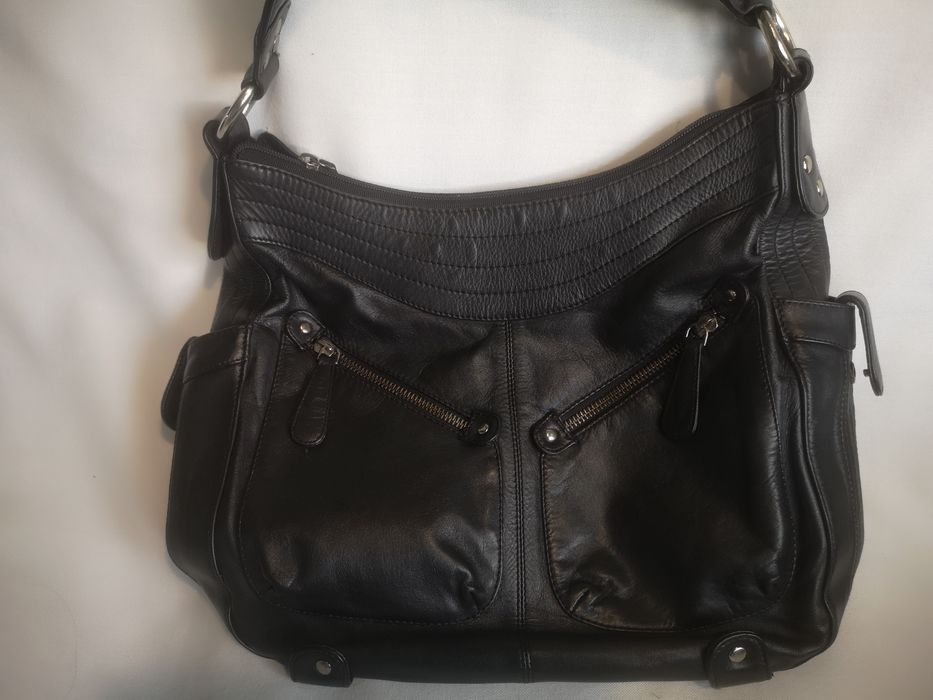 Чанта естествена кожа