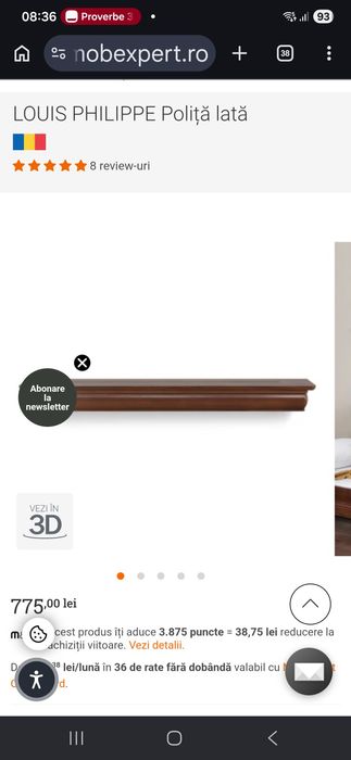 Mobila Mobexpert Louis Philippe