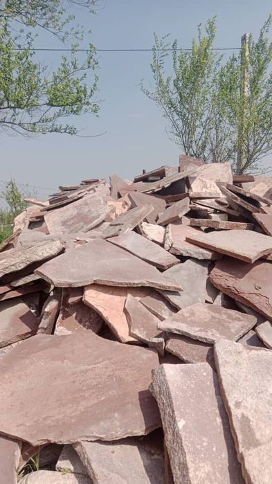 Дикий камень б/у красный 1200тг