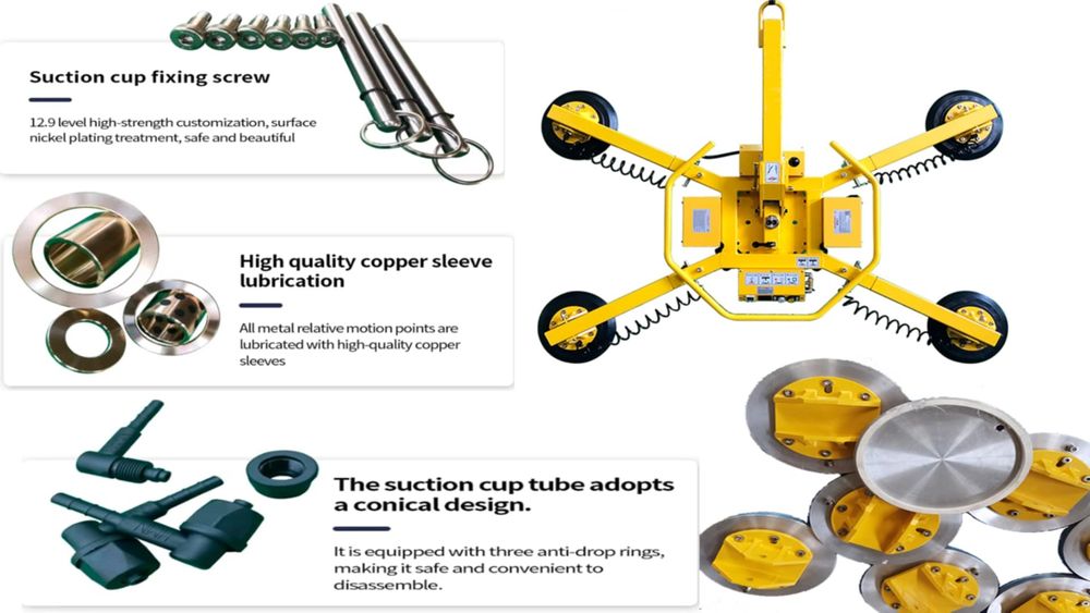 Вакуум лапа за термопанели с 4 вендузи