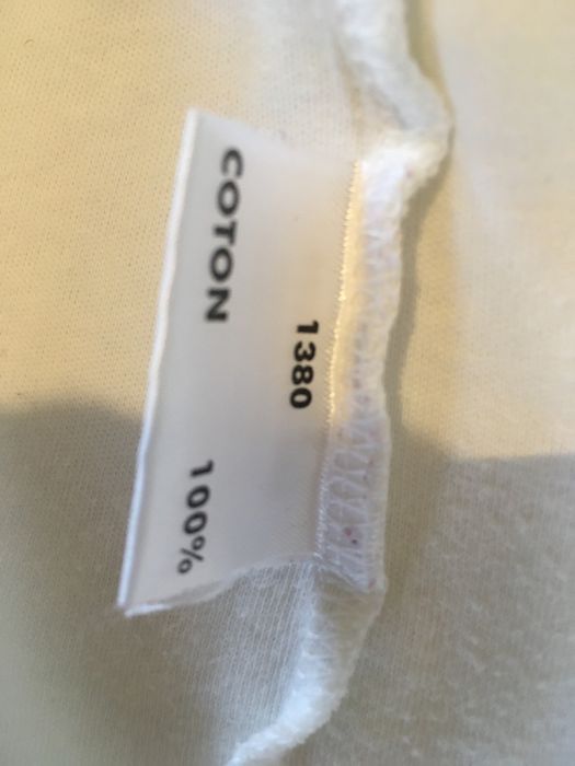 tricou de bumbac alb, cu mesaj Parfaite, din pietre, scris pe piept