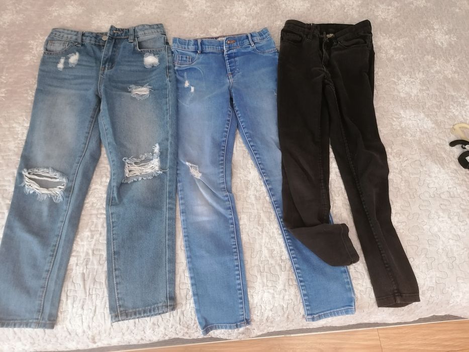 Лот Дънки 134 см 10-11год