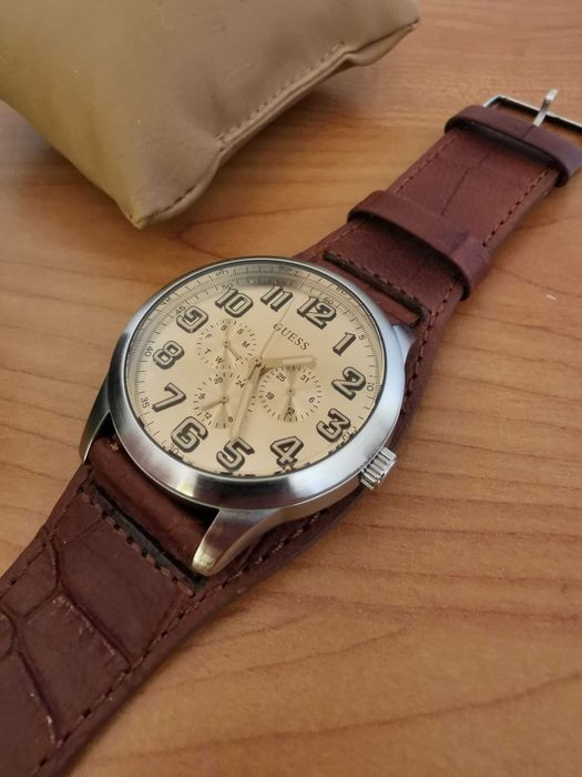 Ceas Guess Men W0182G1, curea-brățară piele