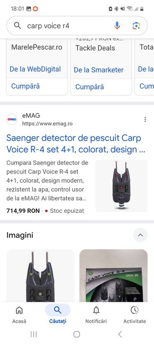 Set 4 avertizori+ statie sarnger carp voice r-4