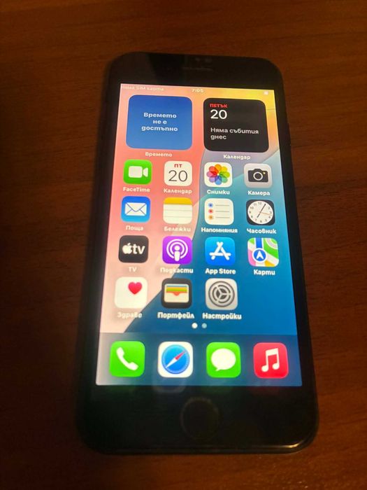 iPhone SE 3 128GB – Много добро състояние, батерия 88%