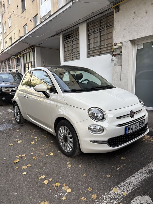 Fiat 500 biaco gelato 2017, 47.000 km
