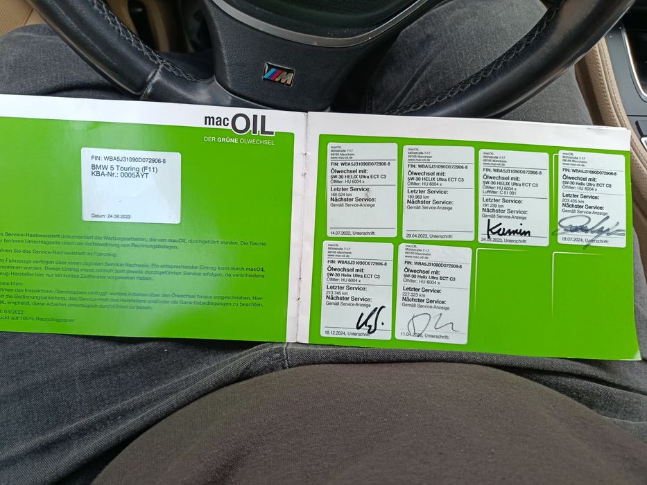 Vând BMW Seria 5 Touring F11 520d, 2.0 Diesel, 184 CP, proveniență Germania.