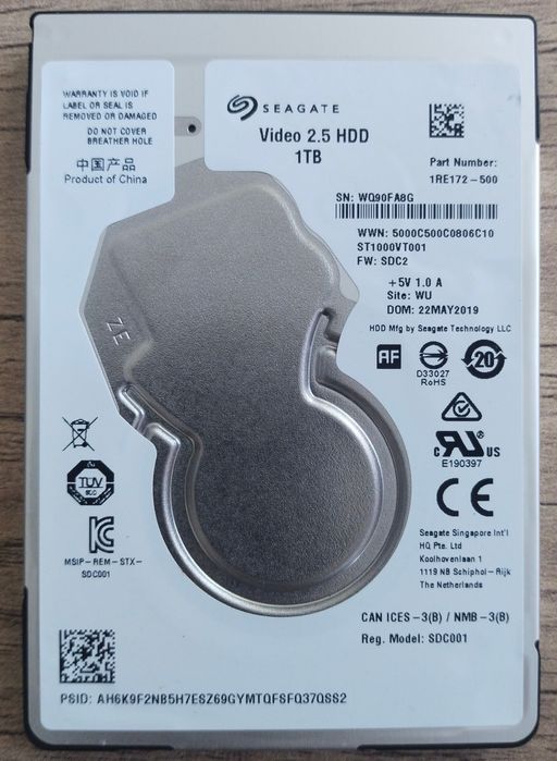 VIDEO 2.5 HDD 1TB. Таза пайдаланбаган.