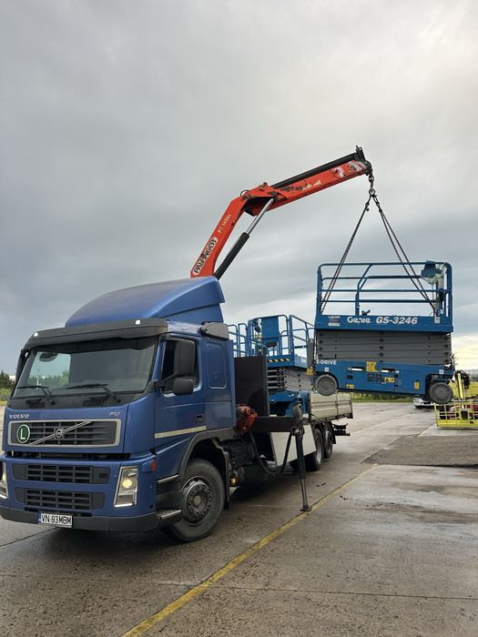 Servicii MACARA,tractari auto,lucrari la inaltime , inchirieri nacele Transport  AGABARITIC CONTAINERE ,12 metri