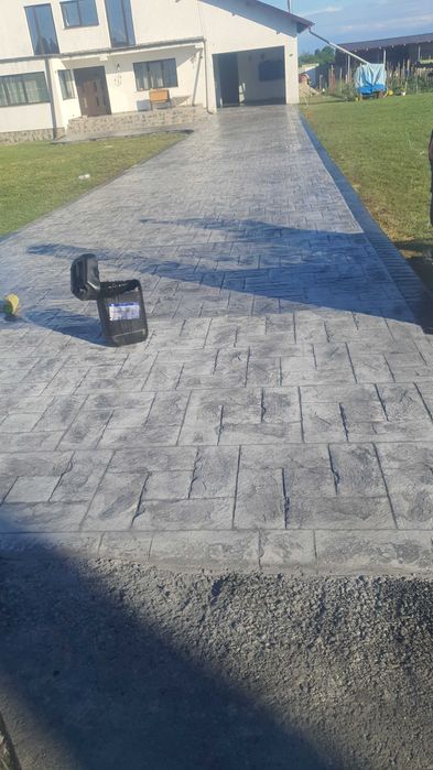 # beton amprentat # pavaj din beton amprentat#