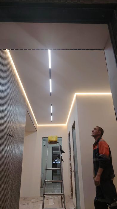 Натяжные потолки.