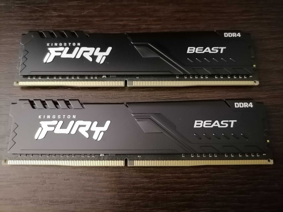 Kit Memorie RAM Kingston FURY Beast 32GB (2x16GB) DDR4 3200MHz CL16