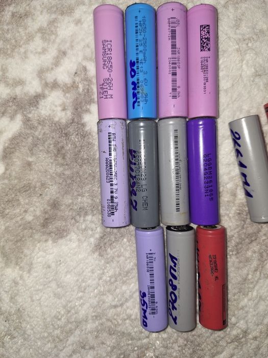 50  celule 18650 testate individual !