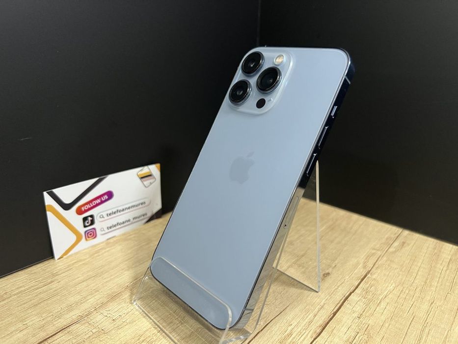 iPhone 13 Pro 256Gb Sierra Blue Second-Hand Bun 3 ani garanție, Telefo
