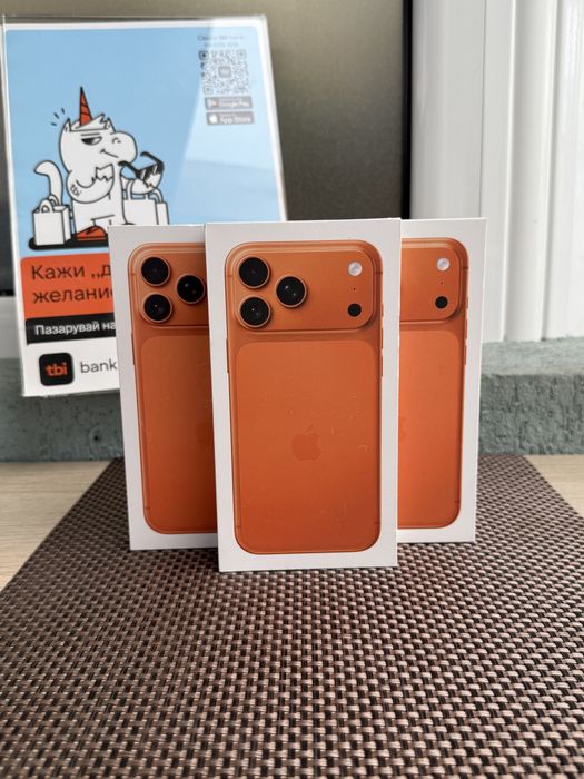 НОВ! 256Gb *ЛИЗИНГ* iPhone 17 Pro Max Cosmic Orange / Гаранция Айфон